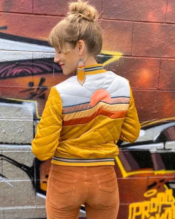 Yellow Classic Bomber Jacket