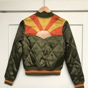 Olive Green Rising Sun Jacket image 1