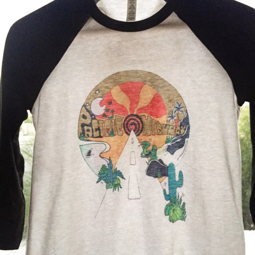 Unisex Open Road Baseball Tee 50/50 