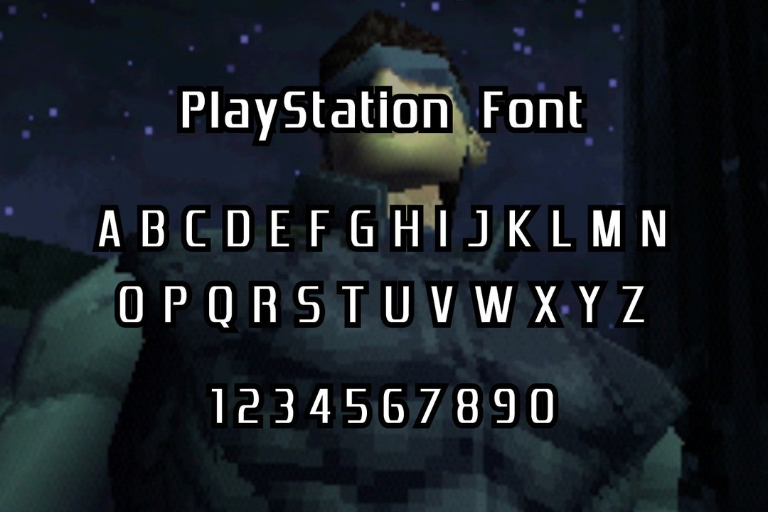 шрифт playstation кириллица