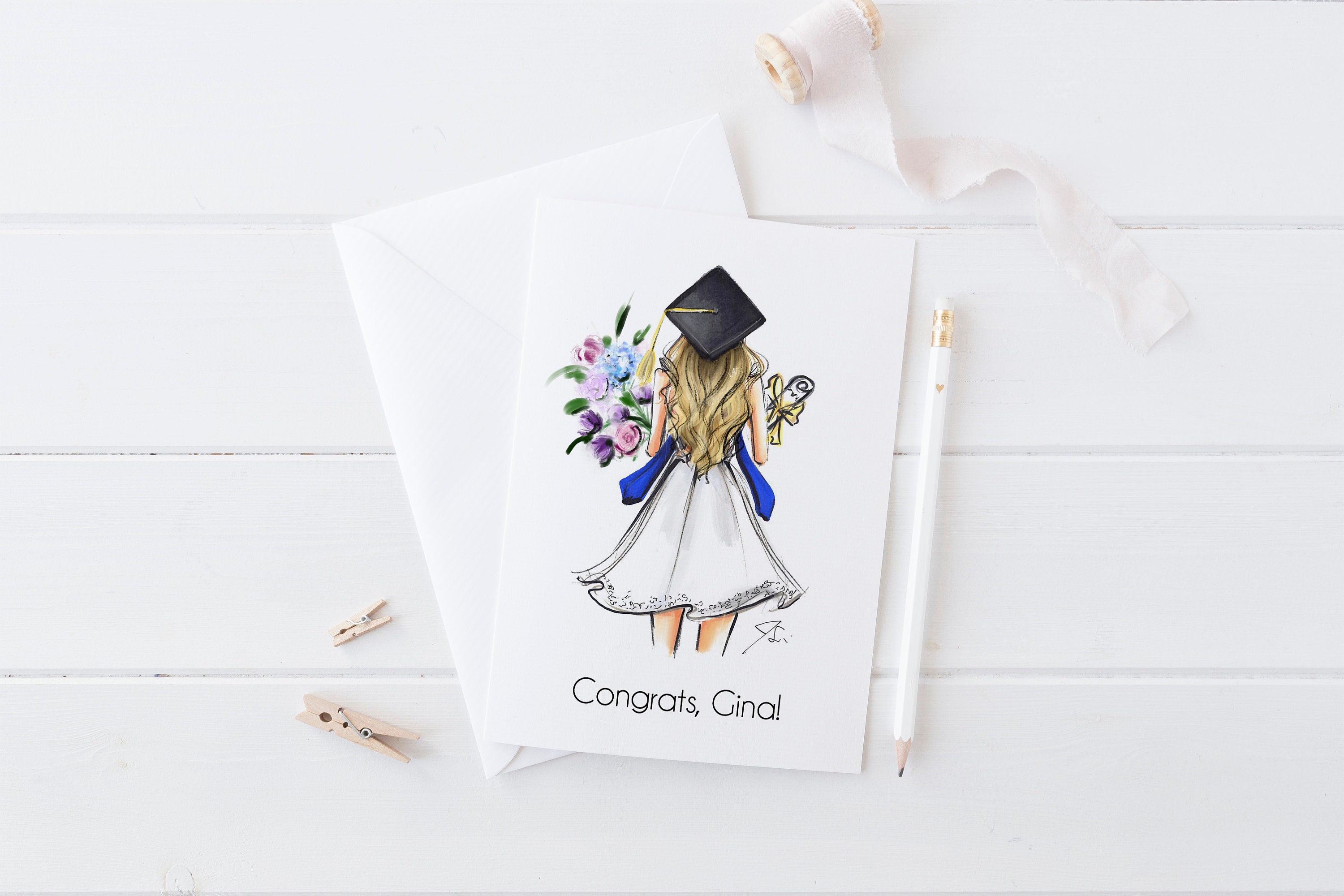 Personalized Graduation Card [ Graduation Card | Graduation Card For Her | College Graduation Gift | Graduation Gift | Grad Gifts ]