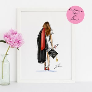 Vielen Dank, Weiter! [Personalisiertes Geschenk | Graduierung Geschenke für sie College |  Abitur Geschenke für ihre High School | Abschlussfeier]