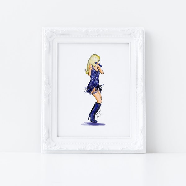 Bedazzled Art Print (Fashion Illustration)