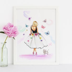 Art Print:You Can't Spell Melsy without ME! (LIMITED EDITION Print) ( Fashion Illustration )By Melsy’s Illustrations