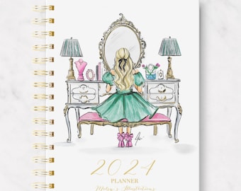 2024 MELSYS PLANNER (Blonde) (Fashion Illustrations l Daily Planner l Schedule) By Melsy's Illustrations