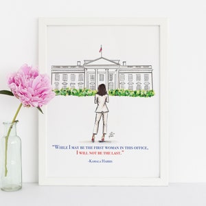 Madam Vice President (Print)(Kamala Harris Print - Biden Harris) By Melsy's Illustrations