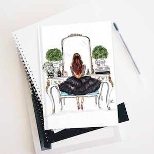 White Vanity (Hardcover Journal) (Fashion Illustrations l Personal Journal l Hardcover Diary) By Melsy&#39;s Illustrations