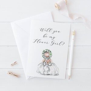 demoiselle d'honneur de Zazzle.be Liste d'envies Vous avez des idées ? de proposition de demoiselle d'honneur | carte personnalisée bouquetière | Panier Flower Girl | Cartes de mariage | Robe Flower Girl Tulle