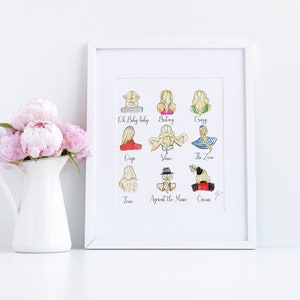 Art Print:FREED Print (Fashion Illustration - Wall Decor - Britney Inspired Print) By Melsy&#39;s Illustrations
