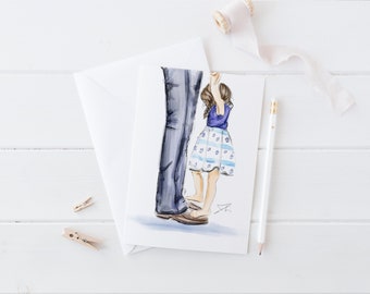 Daddy Daughter Dance  (Card)(Melsy Cards Sets - Personalized Stationery Wedding Cards  Birthday Cards Bridal Shower Cards)