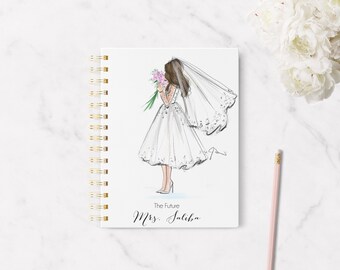 The Future Mrs. Notebook | Custom Wedding Notebook | Cute Notepad | Wedding Journal | Bridal gift |  Bridal Shower | Bridal Hanger