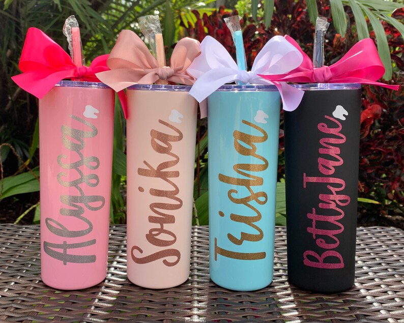 Personalized Tooth Dentist Cup Dental Hygienist Assistant Etsy