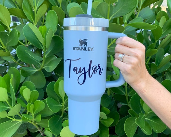Personalized Name Vinyl Decal for 20oz Tumbler – Initially Yours