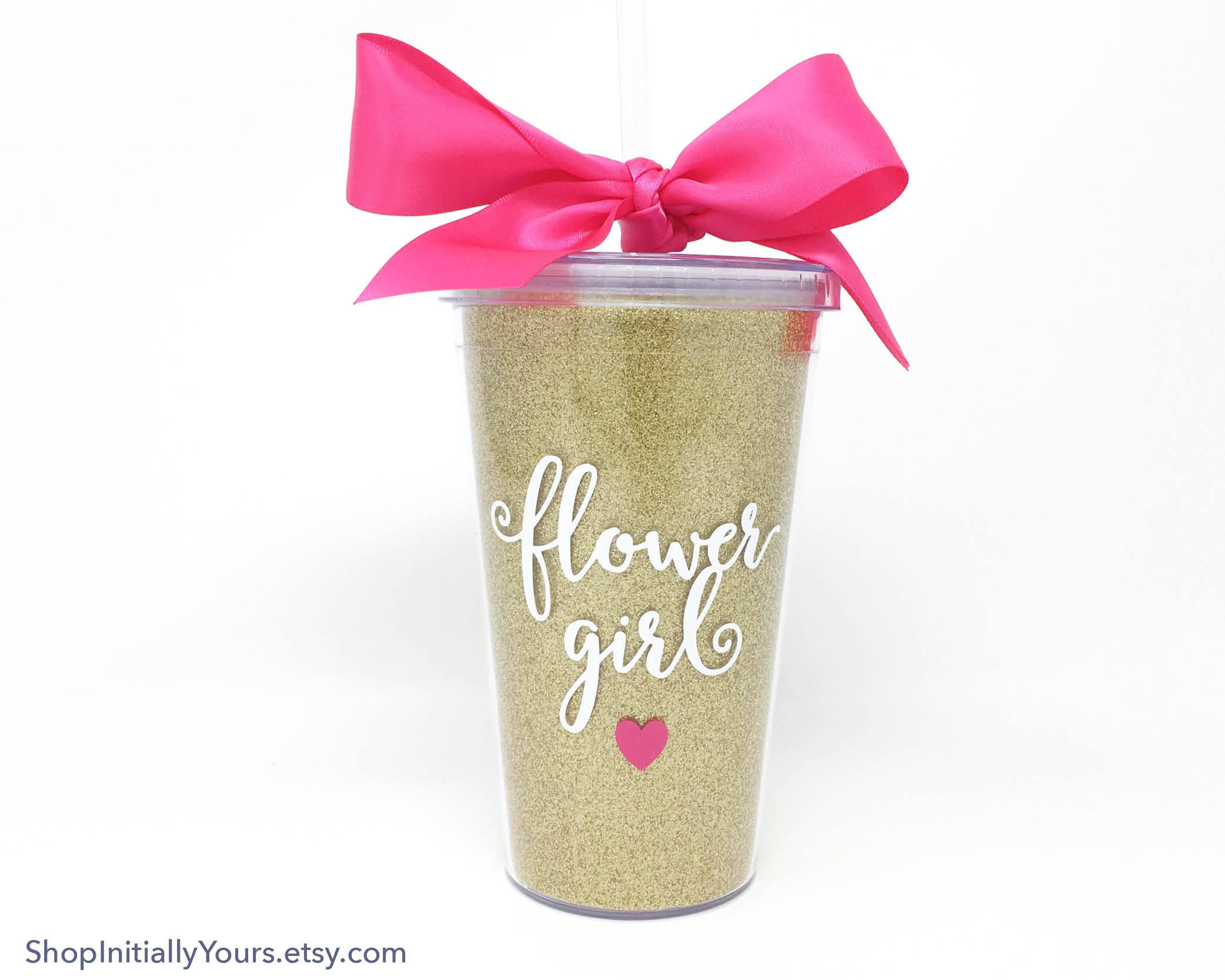 Flower Girl Tumbler Custom Flower Girl Gift Personalized Etsy