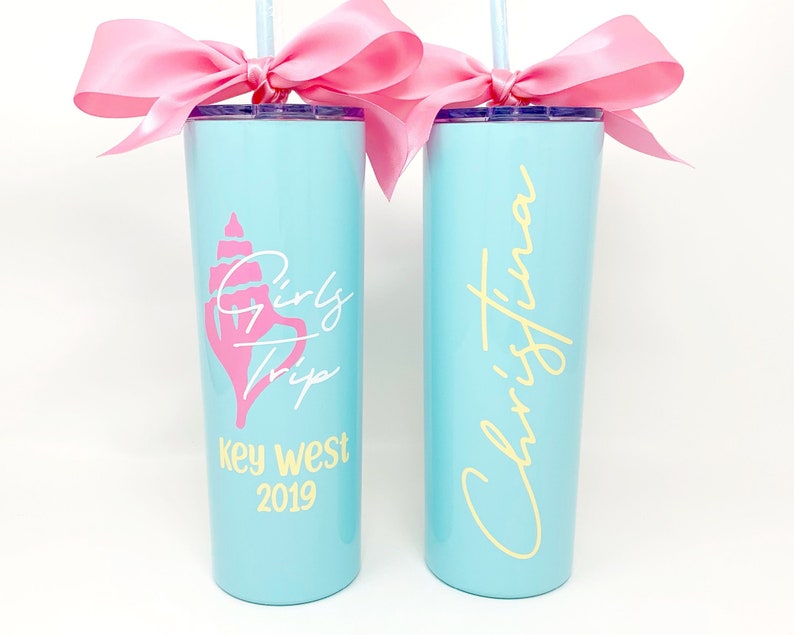 Personalized Girls Trip Cups Customizable Girls Weekend Etsy