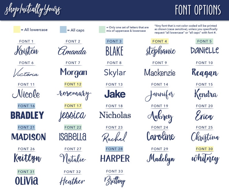 20oz Tumbler Personalized Name Vinyl Decal Monogrammed Name Etsy