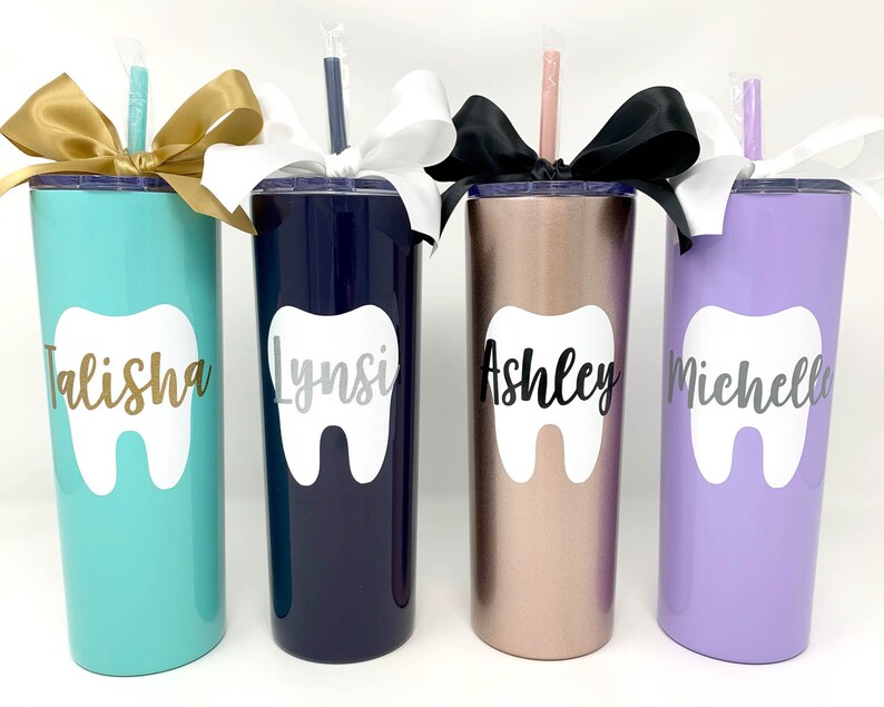 Personalized Tooth Dentist Cup Dental Hygienist Assistant Etsy