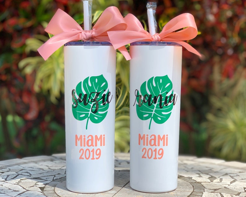 Personalized Vacation Skinny Stainless Steel Tumbler Family Etsy