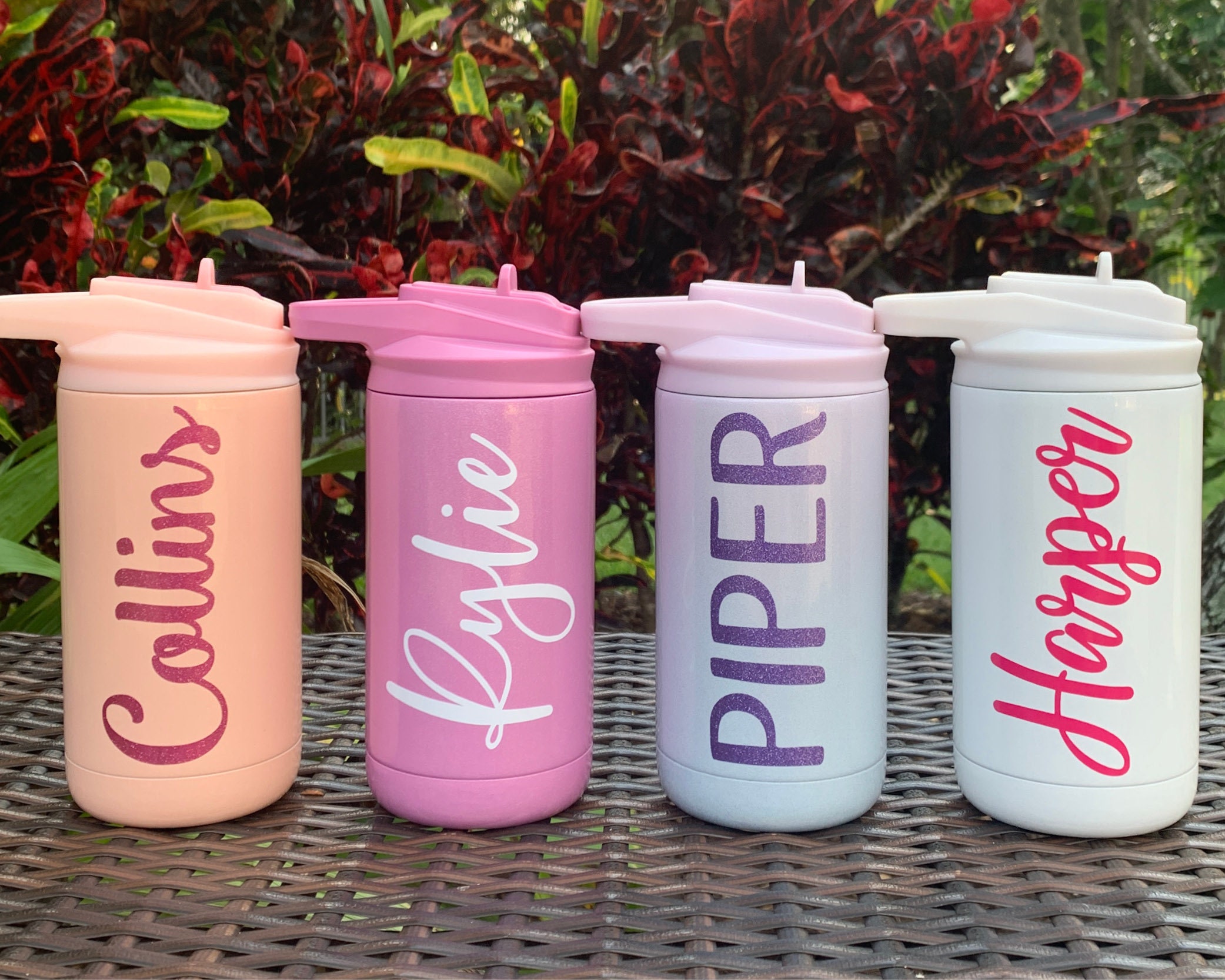 Kids Personalized Stainless Steel Water Bottle Custom Kids Name Water…
