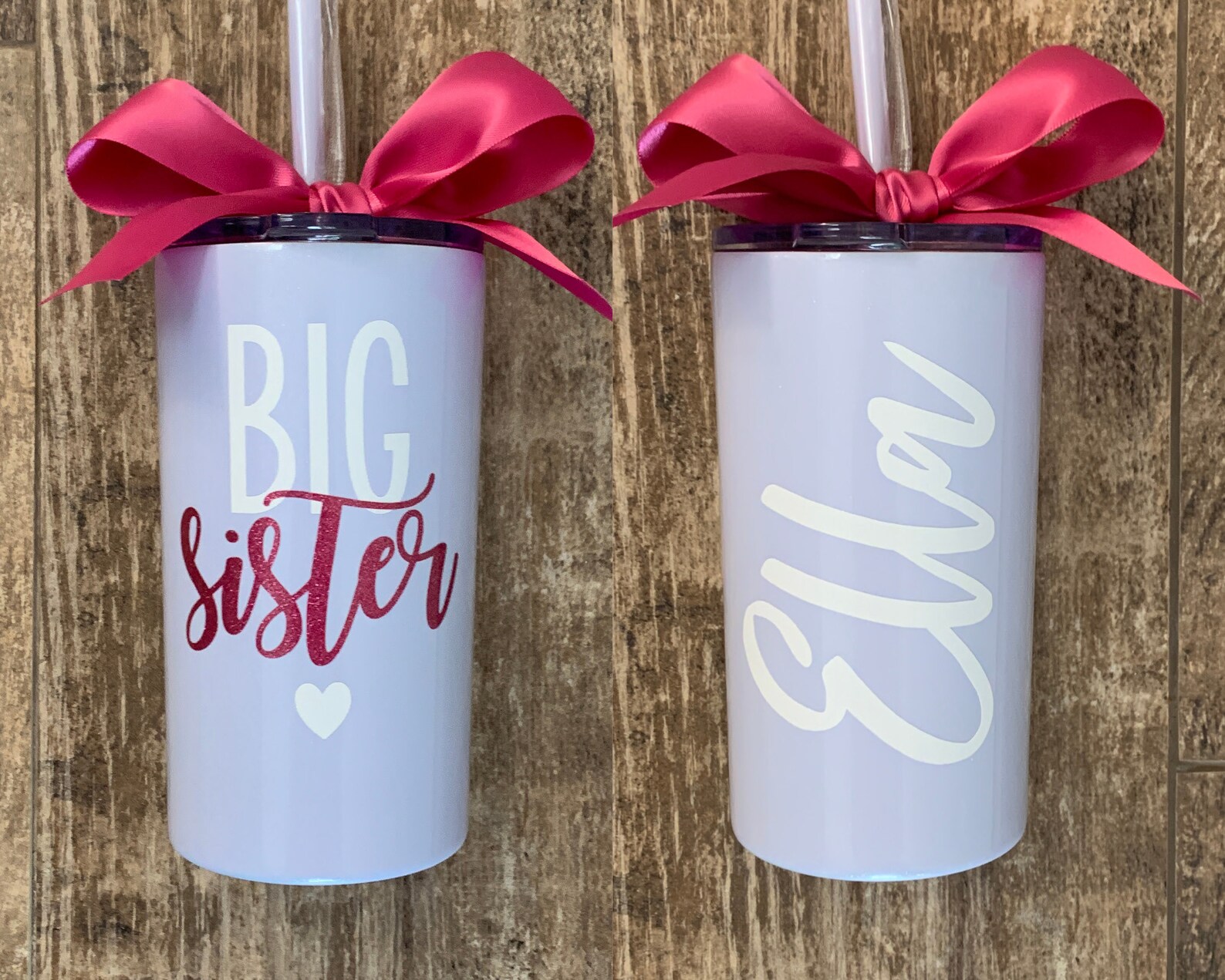 Big Sister Stainless Steel Cup Personalized Big Sister Gift Etsy