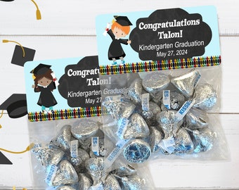 Personalized Graduation Favor Bags: Stickers and Clear Bags