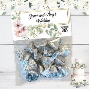 Boho Wedding Treat Bags, Wedding Party Favors, Wedding Party Bags, Bridal Shower Party Favors, Bridal Shower, Peach, Green, Flowers
