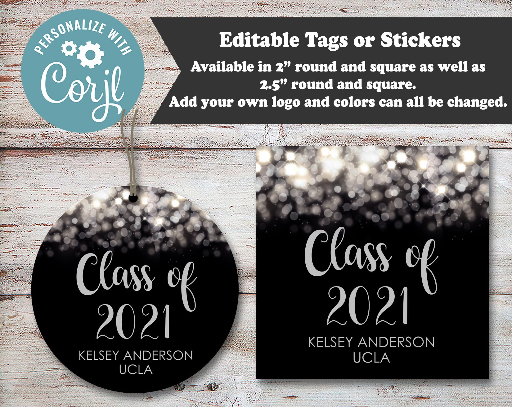 editable graduation stickers editable graduation tags etsy