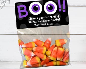Googly Eyes Halloween Treat Bags, Costume Party Favors