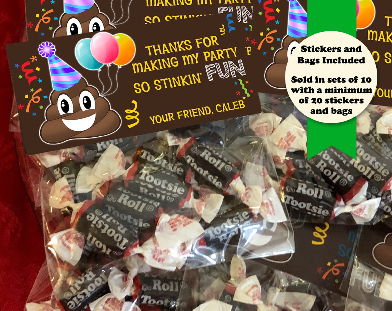 Poop Emoji Birthday Party Poop Emoji Birthday Favors Poop Etsy
