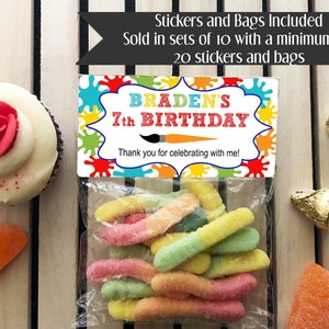 Art Party, Painting Party, Art Party Favors, Craft Party Favors, Painting Party Favors, Birthday Treat Bags, Painting, Art, Craft Party,