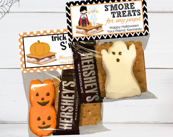 S&#39;mores Halloween Party Bags, Camping Halloween Party Favors, Halloween Party Bags, S&#39;mores Party Favor Bags, S&#39;mores Party Favors, Smores