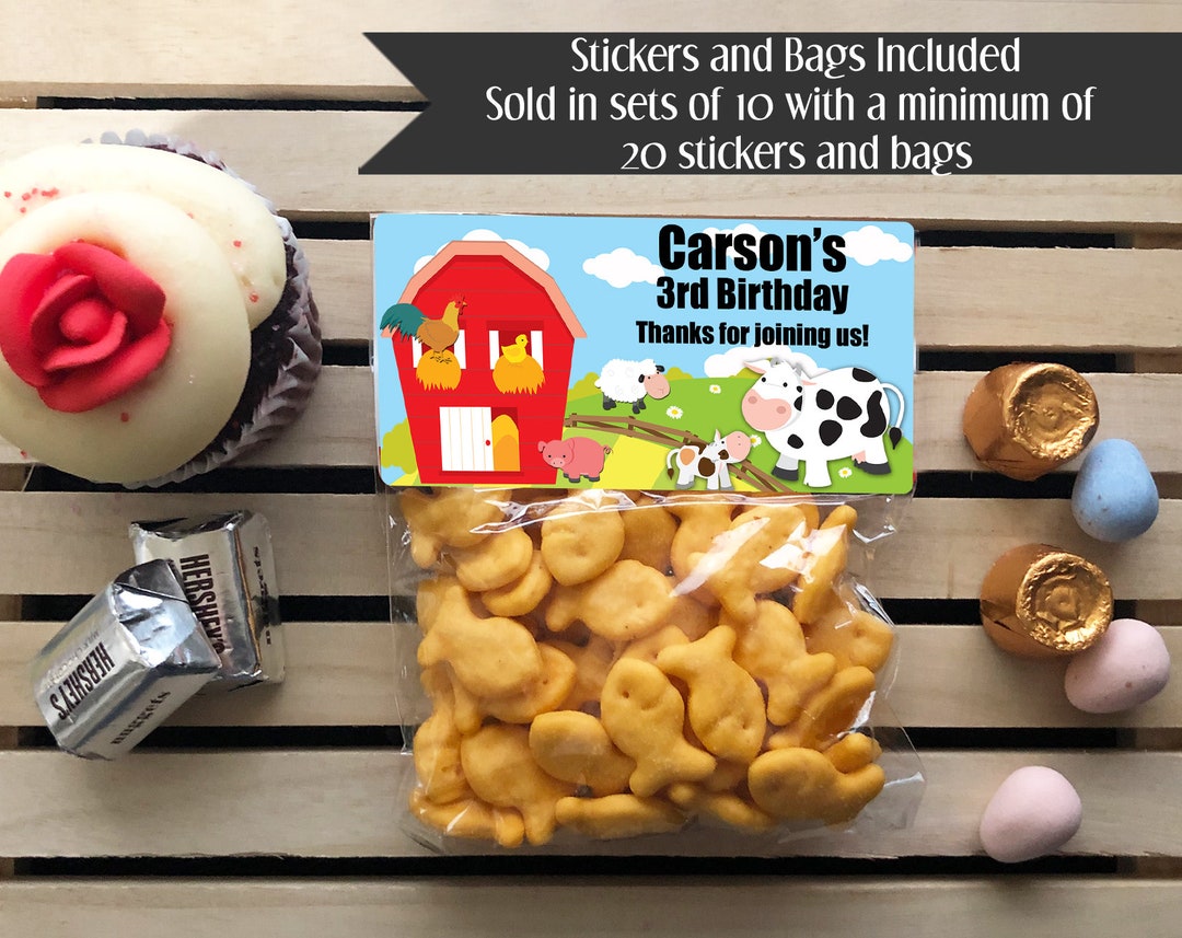 Farm Animals Party Favors Farm Birthday Party Farm Animals - Etsy
