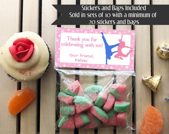 Hop Hop Favors, Dance Birthday Stickers, Dance Party Favors, Dancing Favor Stickers, Ballet Party Favors, Dancing Stickers, Hip Hop Il_570xn