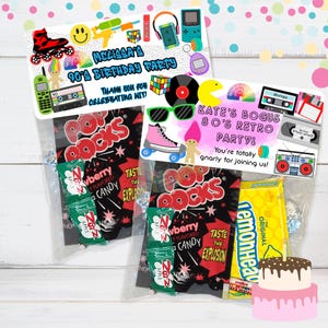 Retro Birthday Party, 90&#39;s Birthday Party, 80&#39;s Birthday Party, 70&#39;s Retro Party Favors, Retro Party, 80&#39;s Party Favors, 90&#39;s Party Favors
