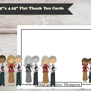 Editable Missionary Thank You Cards: LDS Gift (Digital Download)