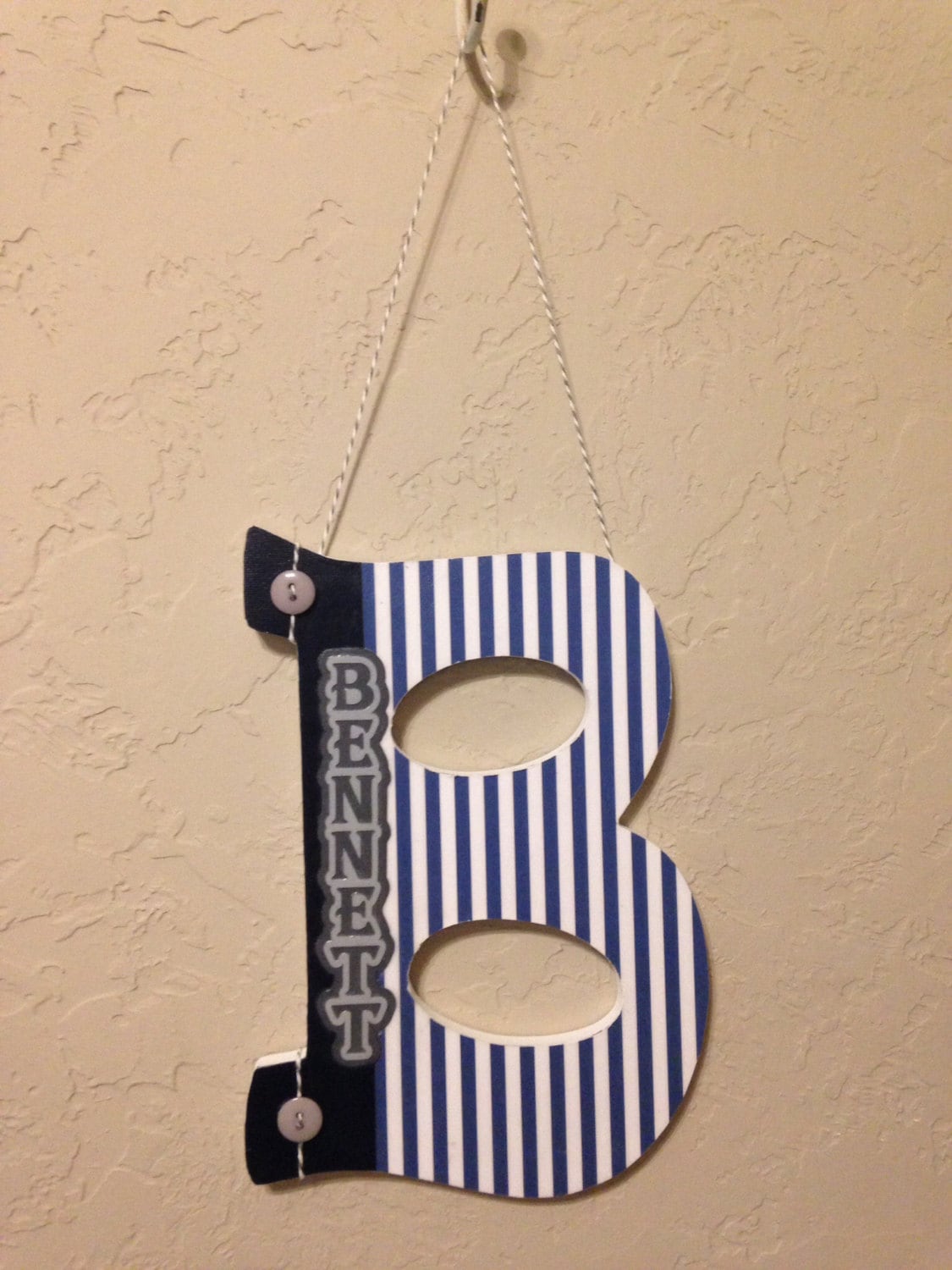 Personalized Hanging Nursery Letter Custom Hanging Etsy