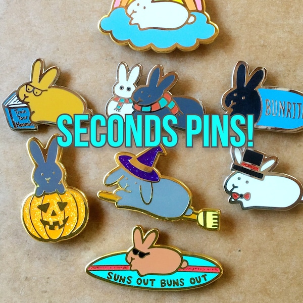 Rabbit Pin - Etsy