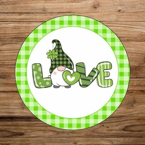 Leprechaun Gnome St. Patrick&#39;s Day Wreath Sign, Wreath Attachment, Door Decor, Pot of Gold, Door Hanger, Lucky, Irish Sign