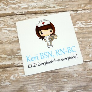 Personalized Locker magnet or Desk sign  - office magnet - 5x5 aluminum custom locker magnet - Office gift  - Sign magnet