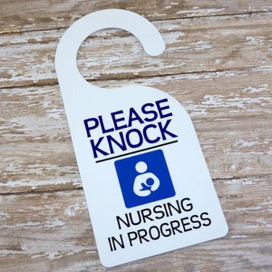 Stillzeit im Fortschritt Do Not Disturb Büro / Kinderzimmer Benutzerdefiniertes Schild Babyparty Geburt Neue Mutter personalisiertes Geschenk