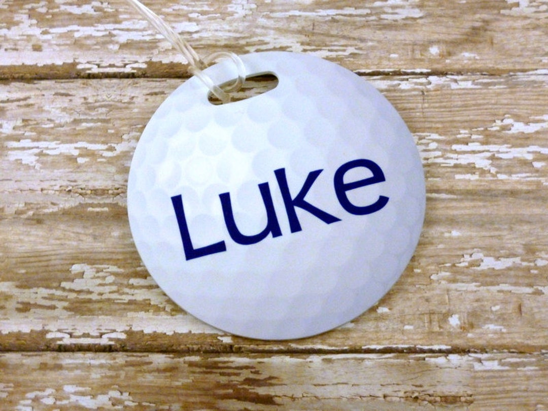 Personalized Golf Ball Bag Tag Custom double Sided Fiberglass NOT