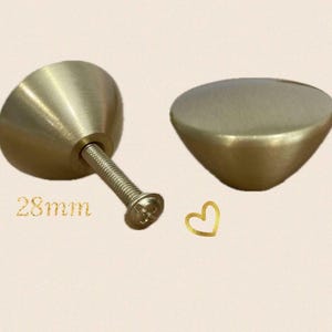 Nell Gold Solid Brass Knob