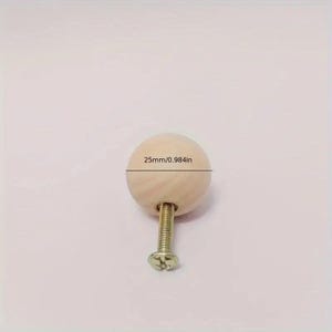 Orb Wooden Round Knob