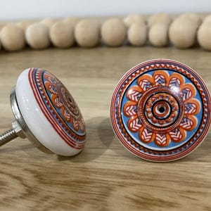 No 10 Flat Ceramic Knob