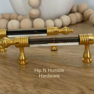 Transparent Acrylic Door Cabinet Handles