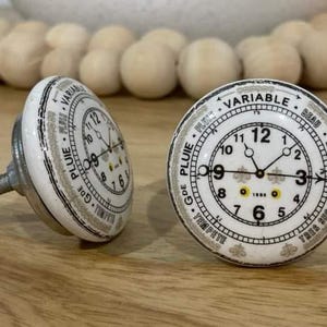 Variable Clock Flat Ceramic Knob