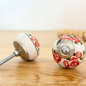 Rosy Ceramic Knob