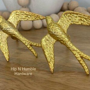 Golden Dove Metal Knob