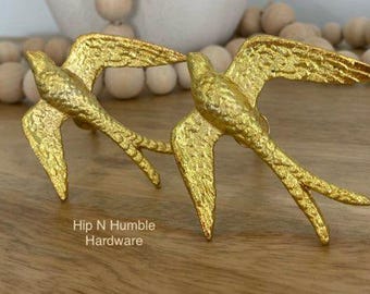 Golden Dove Metal Knob