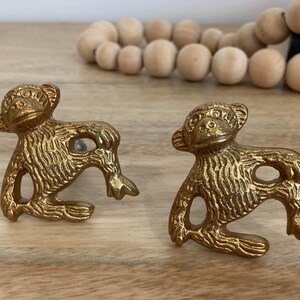 Mischievous Metal Monkey Knob
